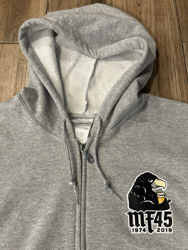 Vintage 45th Anniversary Zip-Up Hoodie