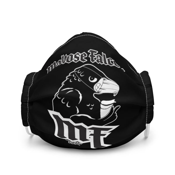 MF Quarantine Bird Premium Black Face Mask
