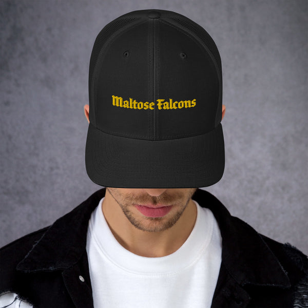 Falcon Yellow Embroidery Trucker Cap