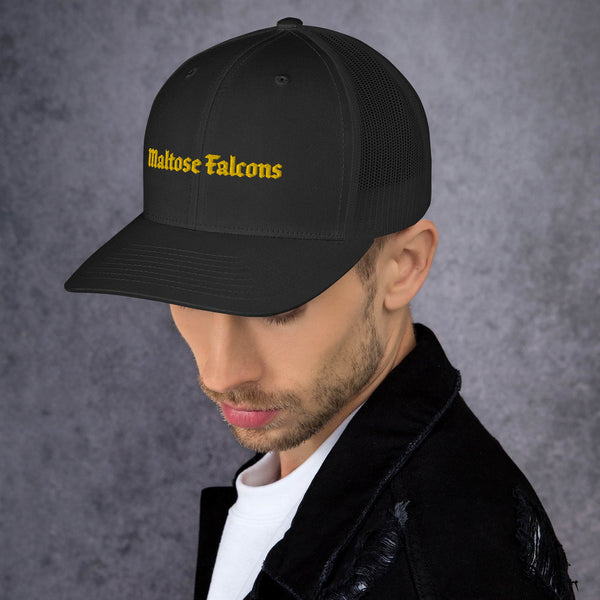 Falcon Yellow Embroidery Trucker Cap