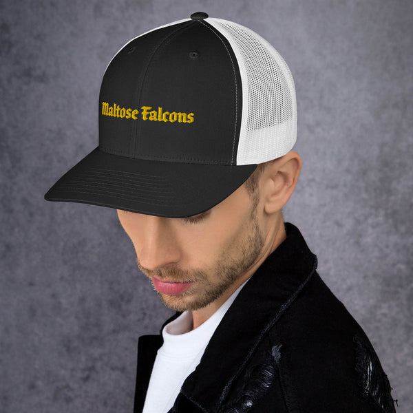 Falcon Yellow Embroidery Trucker Cap