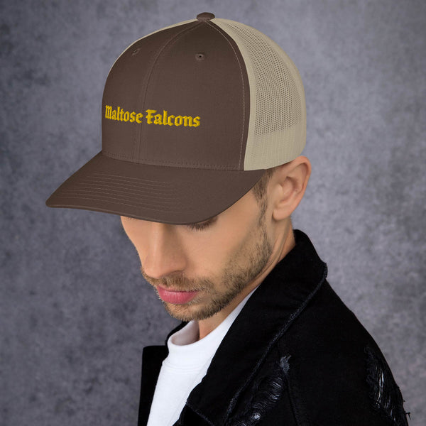 Falcon Yellow Embroidery Trucker Cap