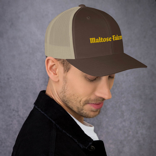 Falcon Yellow Embroidery Trucker Cap