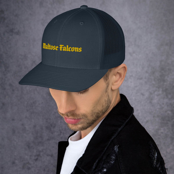 Falcon Yellow Embroidery Trucker Cap