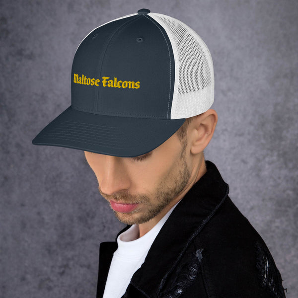 Falcon Yellow Embroidery Trucker Cap