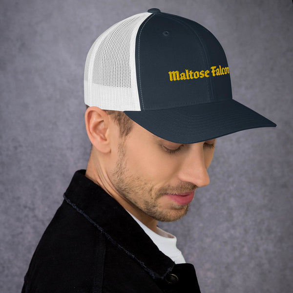 Falcon Yellow Embroidery Trucker Cap