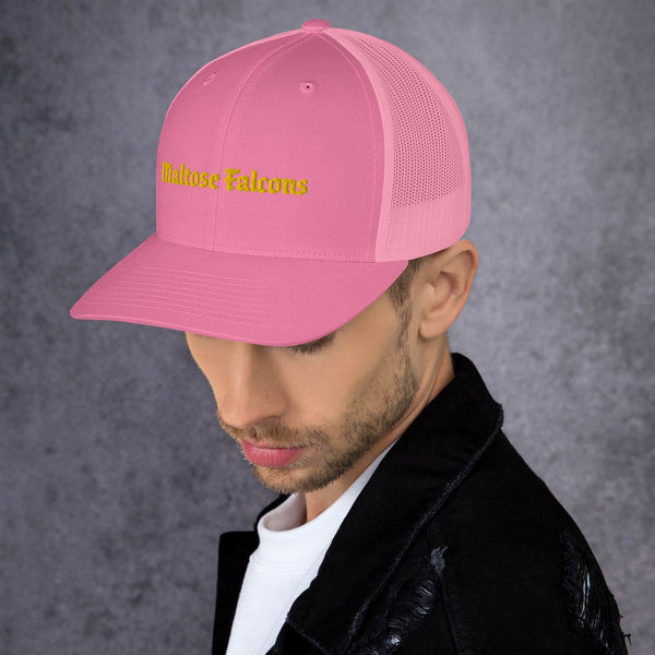 Falcon Yellow Embroidery Trucker Cap