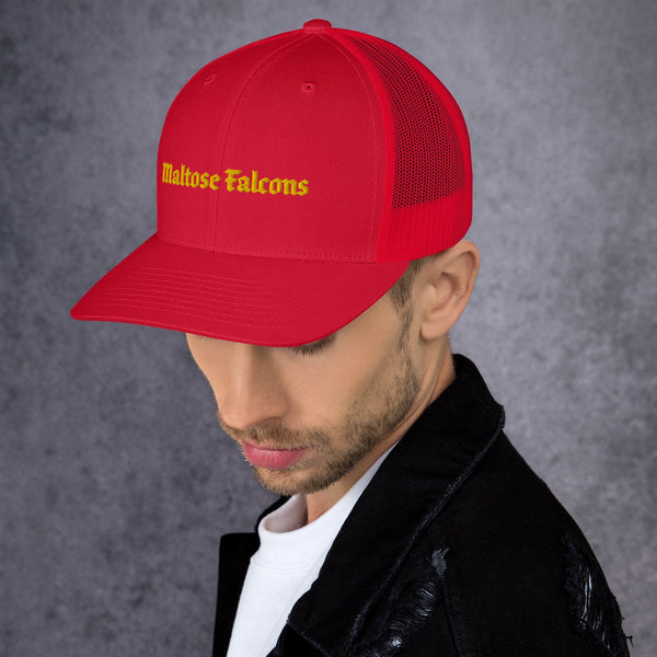 Falcon Yellow Embroidery Trucker Cap