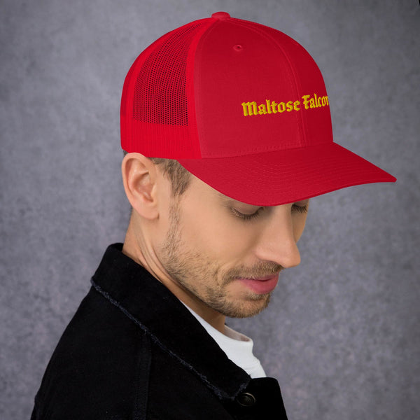 Falcon Yellow Embroidery Trucker Cap