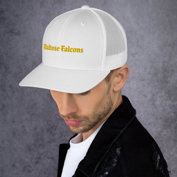 Falcon Yellow Embroidery Trucker Cap