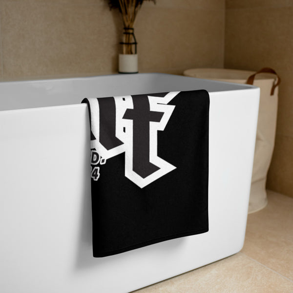 Quarantine Bird Black Towel