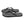 MF Text In Brick Pattern - White On Black Flip-Flops